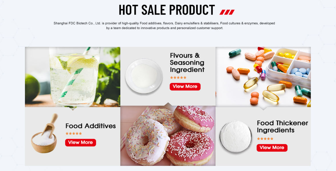 Sabor de los productos de confitería