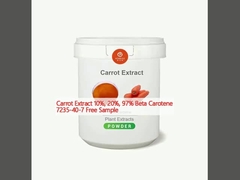 Extracto de zanahoria 10%, 20%, 97% Betacaroteno 7235-40-7 Muestra gratuita