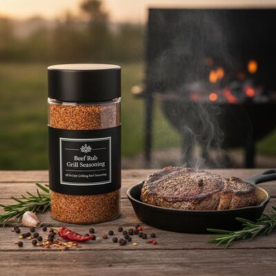 Beef Rub Grill Seasoning Powder Outdoor BBQ Dry Rub Ready Blend All-in-One Grilling Beef Seasoning
